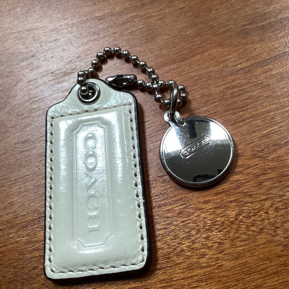 Coach Off White Bag Tag/Hang Tag/ Bag Charm - Picture 8 of 8